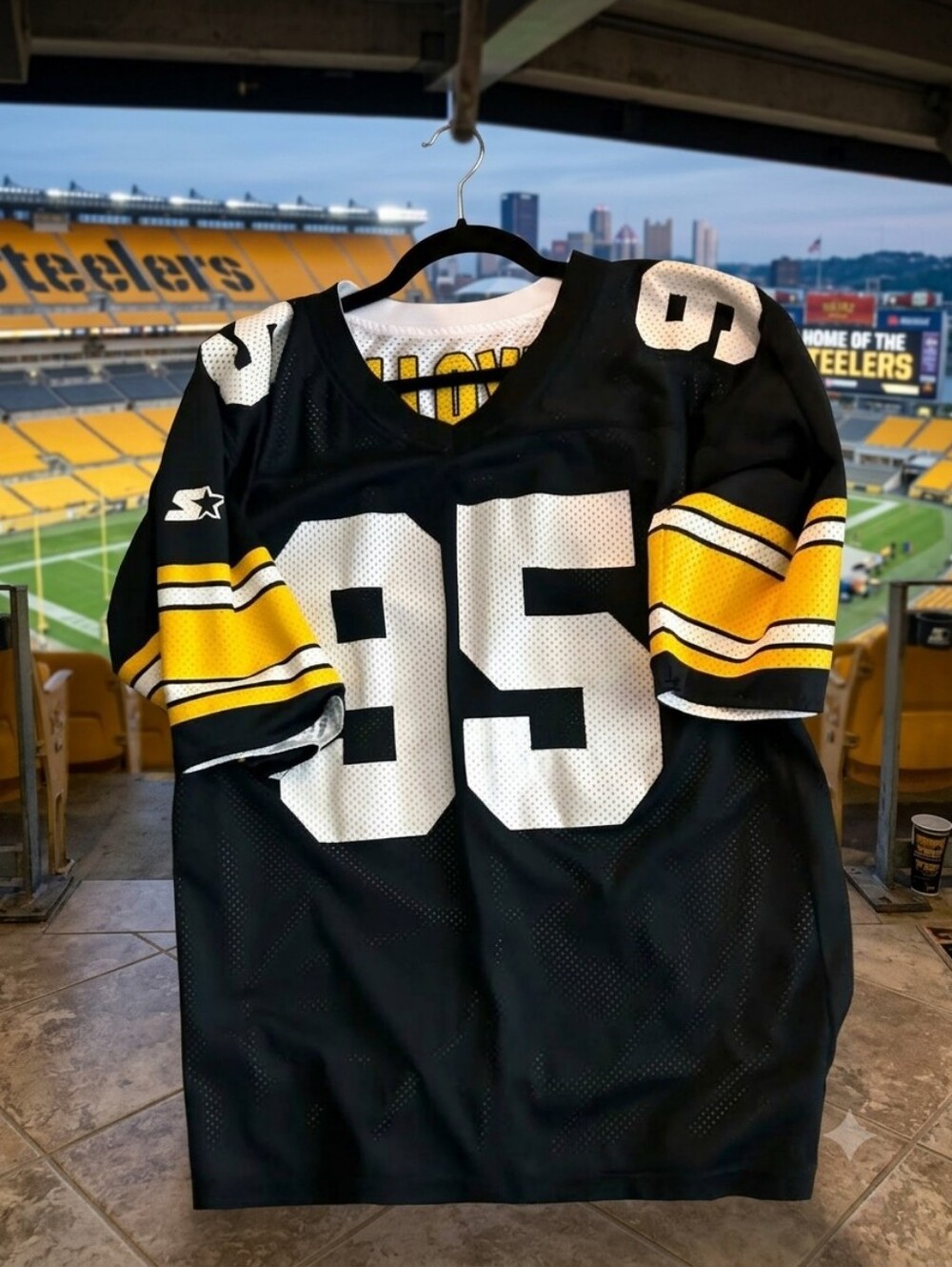 #95 Greg Llyod Starter Pittsburgh Steelers Jersey